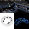 Car Decorative Light Strip Interior Lighting Auto LED EL Cold Lamp Modification Parts 4 MetersBlue
