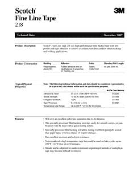 3M 6300 Fine Line Tape 3.2