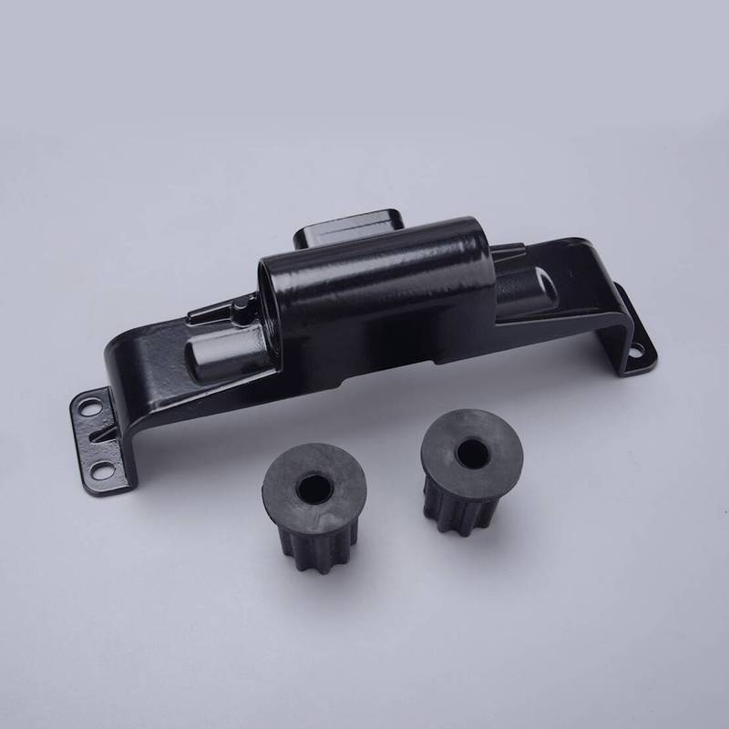 Gas Kraftstofftank Halterung Montage Befestigung Halter Stütze Kit passend für Yamaha R1 YZF1000 2004 2005 2006 Schwarze Aluminiumlegierung