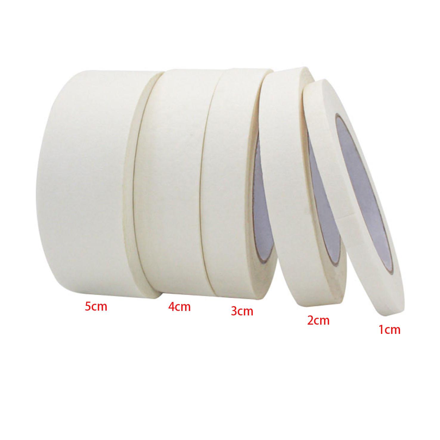 1 Pack White Masking Tape, 50M General Purpose Painters Tape Easy Removal for Purpose, Painting, Painter s, DIY Crafts Arts (WHITE,10mm&50M)