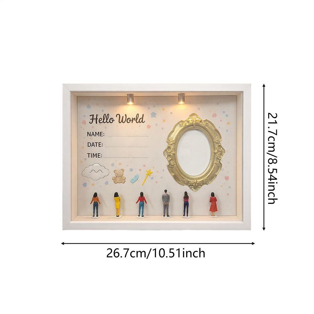 Mini Museum Picture Frame DIY Aesthetic Memory Commemorative Kids Art Frame Mini Museum Display For Family Home Decor Nursery