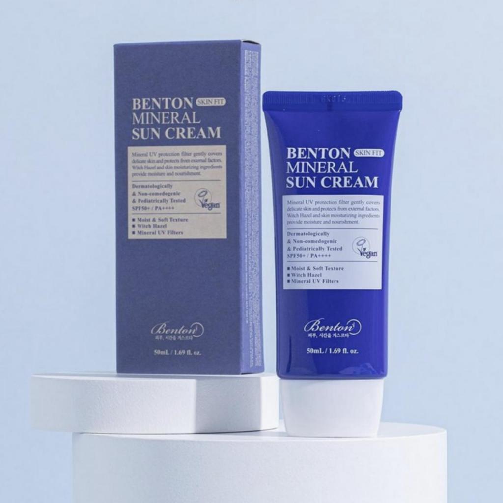 Benton Crème Solaire Minérale Skin Fit SPF50+ PA++++ 50ml