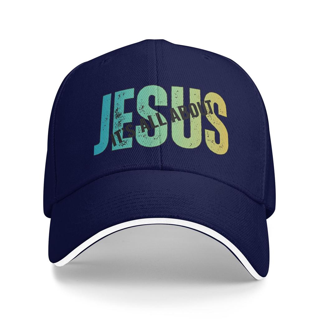 Jesus Saves  Sun Baseball Cap Summer Unisex-Teens  Print Hip Hop Hats Wholesale Street Style Hiking Fishing Snapback Cap