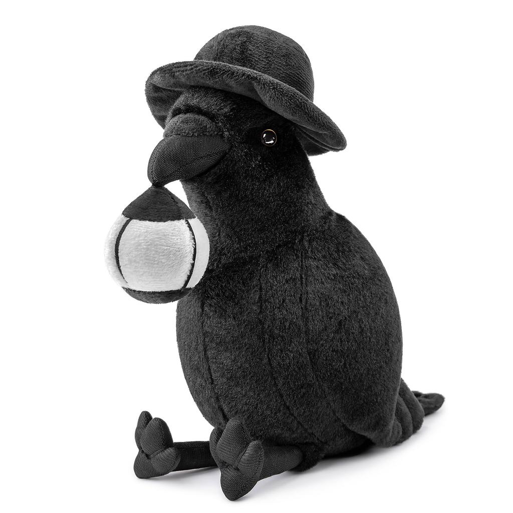 ZHONGXIN MADE Crow Plush Toy Realistic Cute Crow Standing Soft Bird Animal Doll Hugging Pillow Black Pillow Shop Co-sleeping Decor…