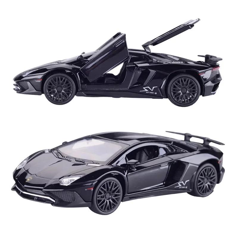 1:32 Aventador LP750-4 Sports Alloy Car Model Diecasts & Toy Metal Vehicles Car Model High Simulation Collection Kids Toys Gift
