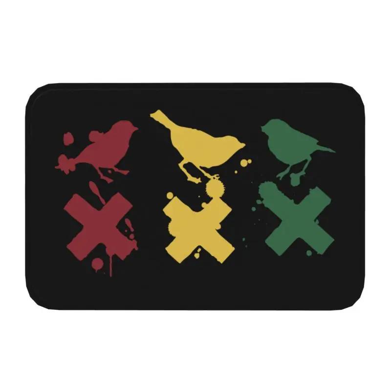 Benutzerdefinierte Ajax 3 Little Birds Fußmatte Rutschfeste Eingangsküche Badezimmer Boden Türvorleger Amsterdam Flagge Garage Teppich Läufer