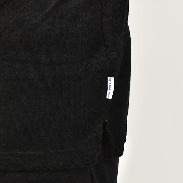 Fruit of the Loom Pajama Pile Home Relaxing Black Set, Fabric, One-Mile Wear, Wear, Wear,