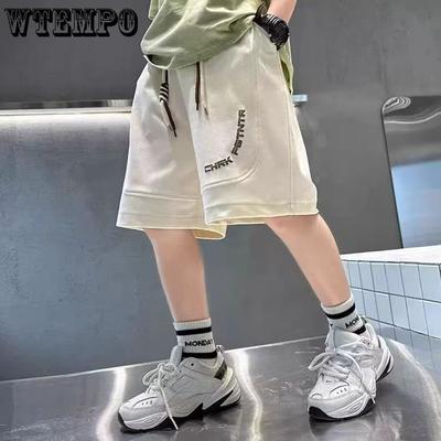 Boys' Pants for Summer Children's Casual Loose Casual Sports Versatile Printed Pants Short Pants