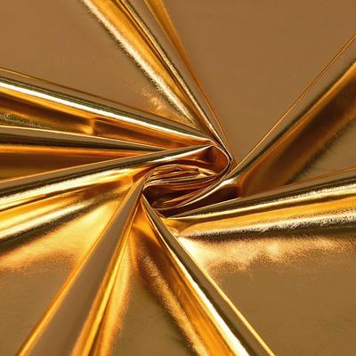 50x145cm Faux Leather Fabric Double-sided Golden Shiny Gold Soft Waterproof Fabric DIY