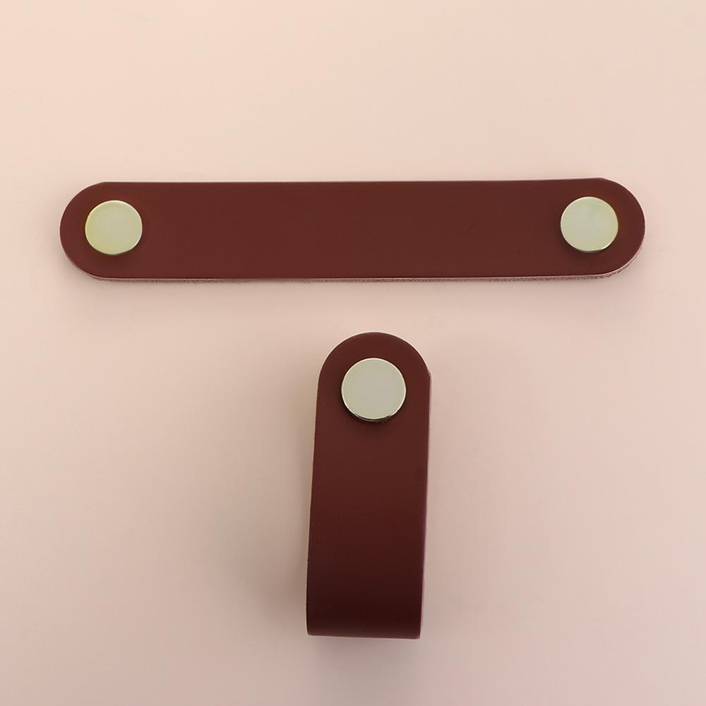 Möbel Weiche Beschläge Umweltfreundliches Leder Griff Schubladengriff Möbelschrauben Türgriffe