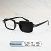 New Vintage Brand Design Square Narrow Men Frame Myopia Glasses Prescription Nearsight Anti Blue Light Women Near Sight Eyewear