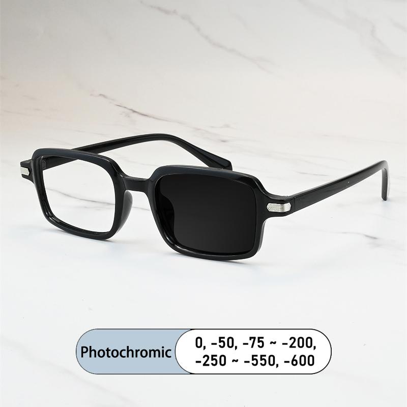 New Vintage Brand Design Square Narrow Men Frame Myopia Glasses Prescription Nearsight Anti Blue Light Women Near Sight Eyewear