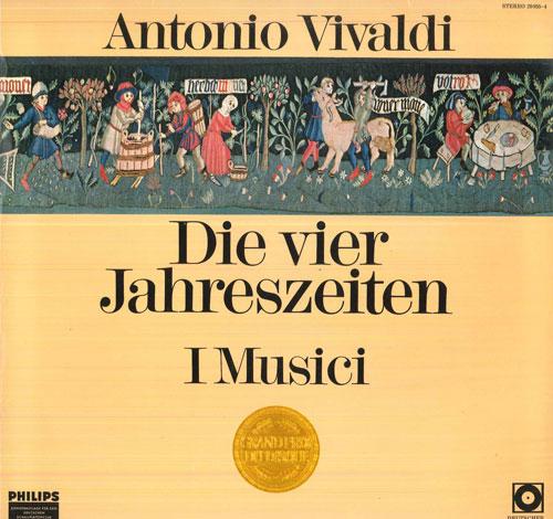 LP Record I MUSICI - Vivaldi Die Vier Jahreszeiten 298554 PHILIPS Germany Classical Used