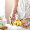with Lids Microwave Heatting Bento Box Glass Snacks Fruit Sealed Insulation Box Lunch Bento Box