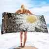Microfiber Lightweight Thin Beach Towels for Adults and Kids Compact Sand Free Swim Pool Blanket Quick Drying Pool Blanket
