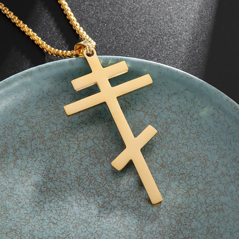Męski Punkowy Najnowszy Krzyż Rycerz Świątynny Klasyczny Wisiorek Naszyjnik Męski Amulet Biżuteria