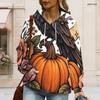 Ladies Plus Size White Drawstring Hooded Sweatshirt Long Sleeve Loose Soft Casual Leisure Street Daily Garment