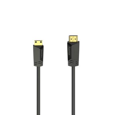Hama Germany High Speed Plug Plug M HDMI™ Cable, Type-A - Type-C (Mini), Ethernet, 1.5