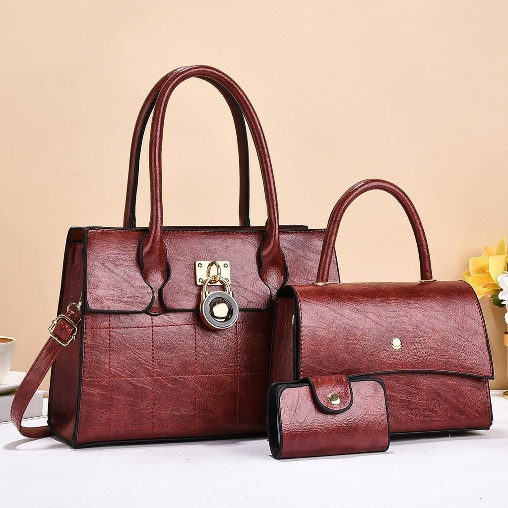 Pu Leather Large Capacity Tote Bag For Women With Multiple Pockets For Daily Use