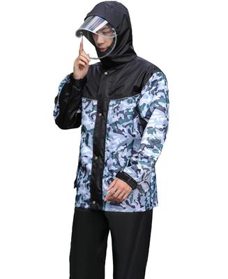 MaxWant Rainwear Rain Suit and Raincoat for Men and and Breathable Perfect for and with Storage Bag Camouflage Set, Women, Waterproof,