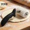 Bread Needle Roller Dough for Pizza Punch, Biscuits Hole Maker, Cake Pie Stainless Steel Docker Puncher Large Docker, Kitchen Cookies