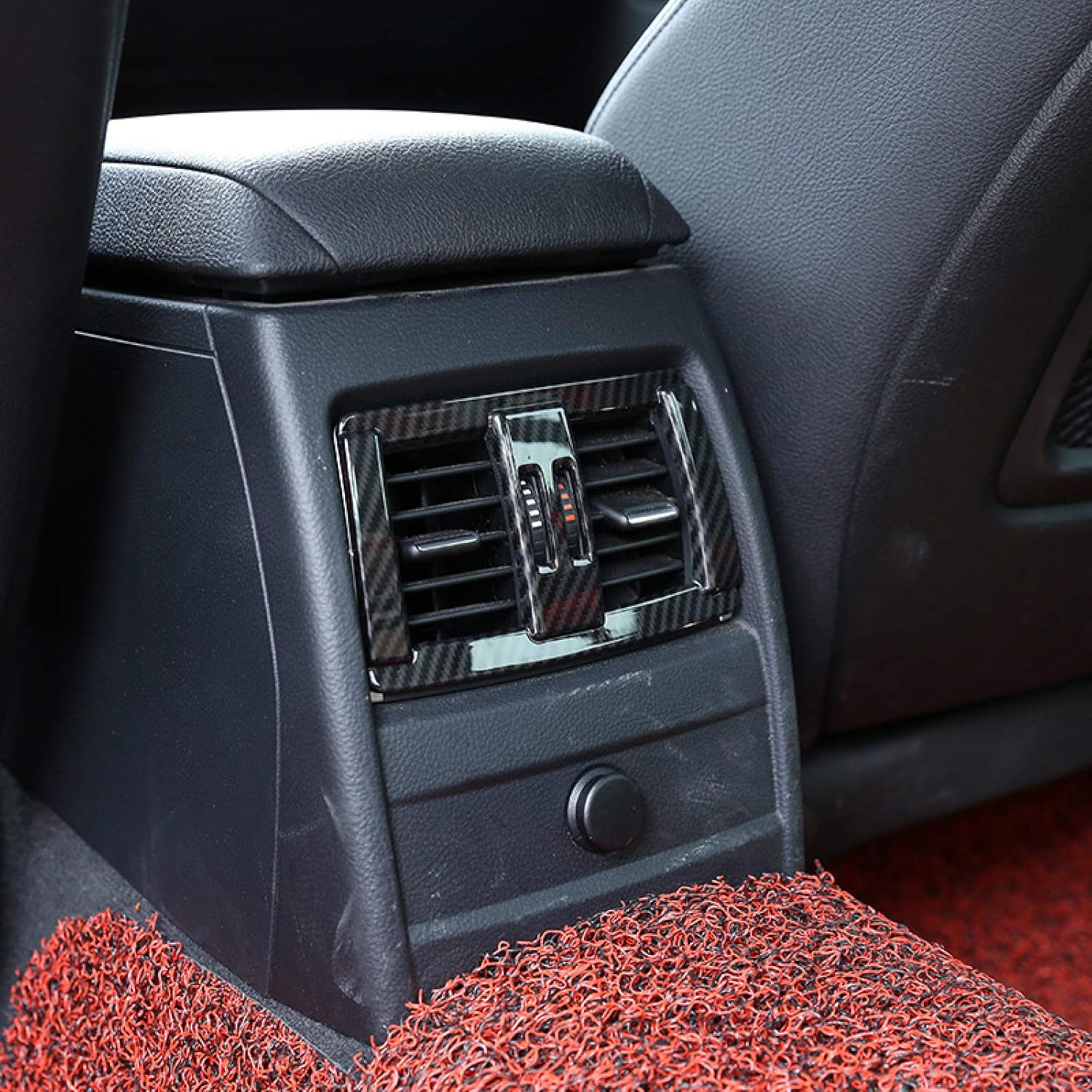 

for BMW F30 3 4 Series F34 3GT 2013-2018, Carbon Fiber Style ABS Rear Air Conditioning Vent Frame Trim Accessories