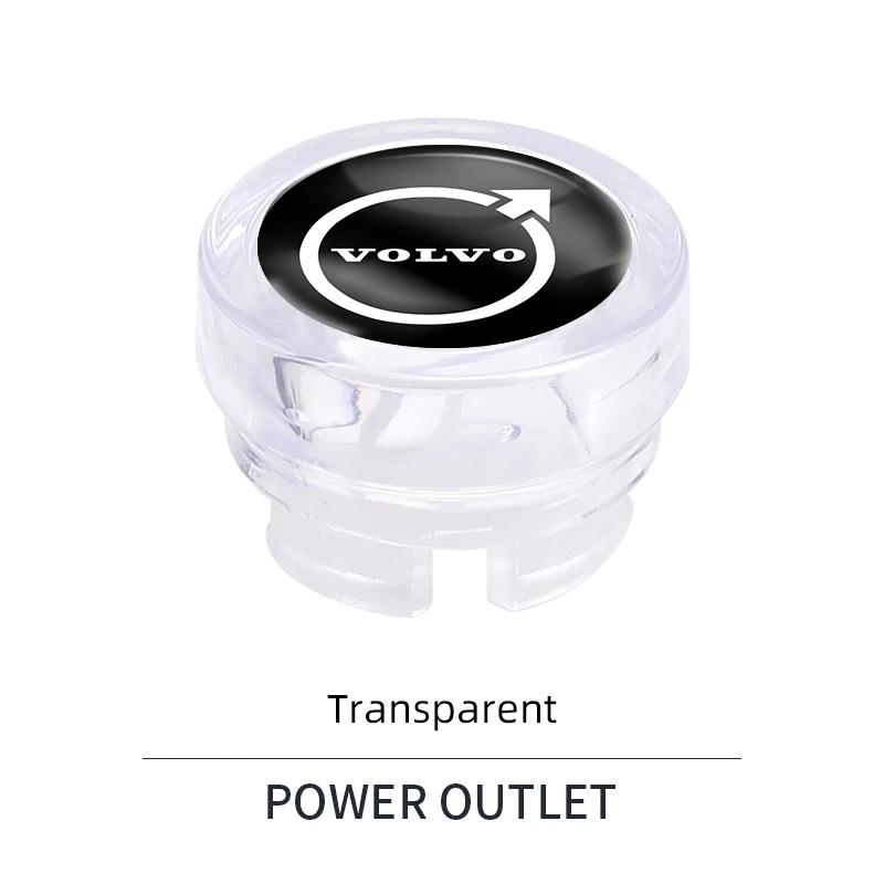 Car Cigarette Lighter Cap Auto Lighter Dust Proof Cover Accessorie For Volvo Rdesign XC60 XC90 XC40 V50 V60 V40 S60 C30 V70 S90