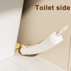 Scraper Knife Banana Shape Wall-Mounted Floor Drain Hair Remover Strong Clamping Hair Removal Scraper Knife Hair Cleaning Tool
