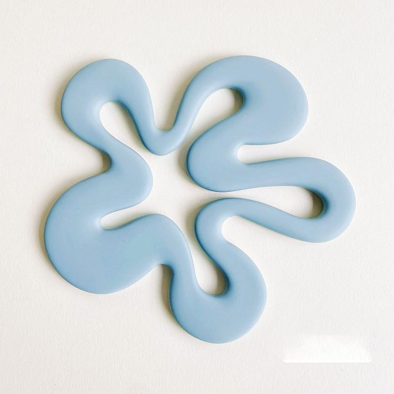 Irregular Flower Shape Coasters Skid Insulation Cup Mat Antiskid Pat Reusable Kitchen Dishes Accessories Table Protector
