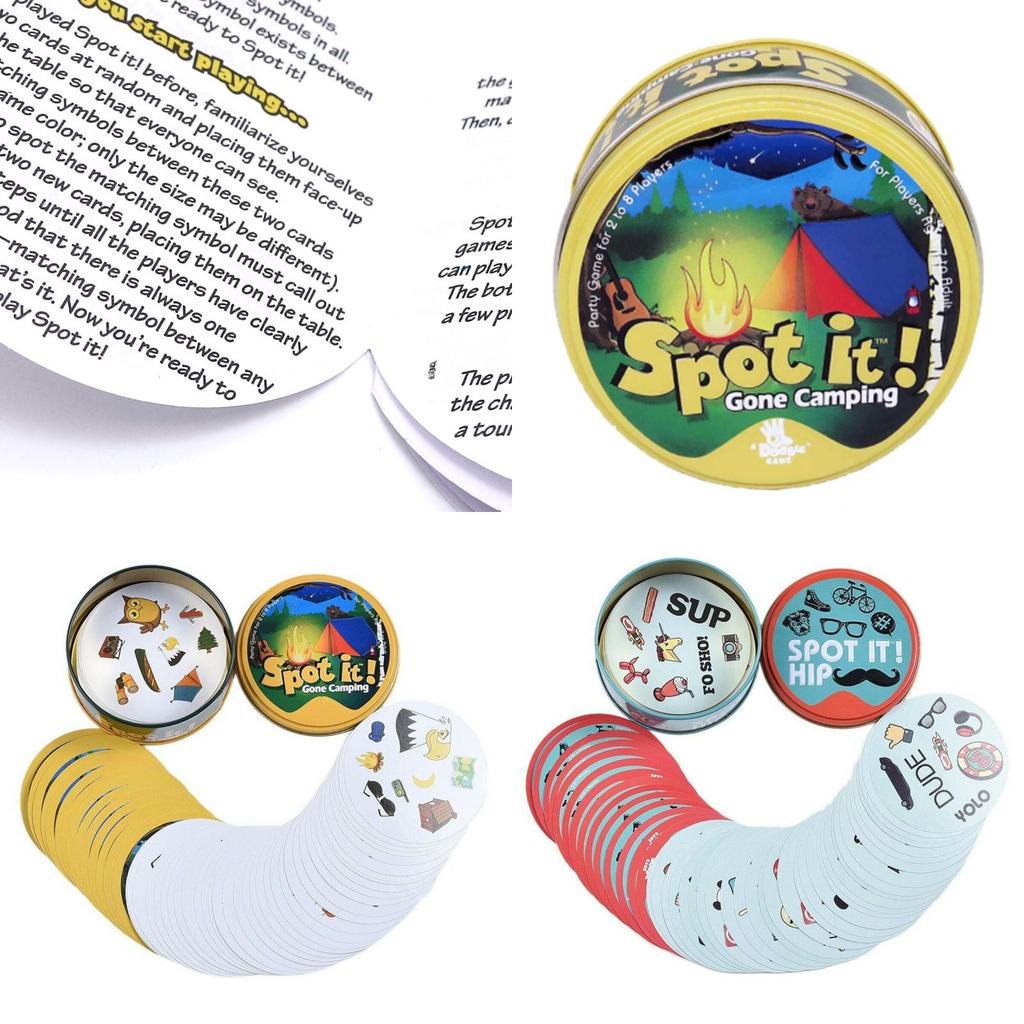 Dobble Spot It Game Cards For Addictive Family Fun And Quick Visual Challenges