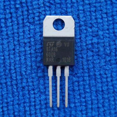 10PCS BTA16 BTA16-600B BTA16-600 Triac 600V 16A TO-220 ST Triacs 16 Amp 600 Volt