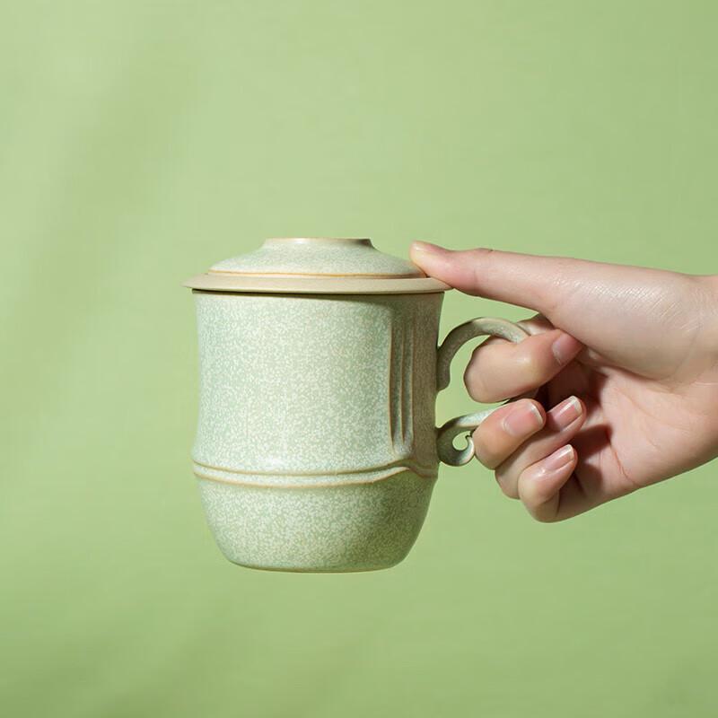 Wanquiantang Ceramic Personal Tea Infuser Mug
