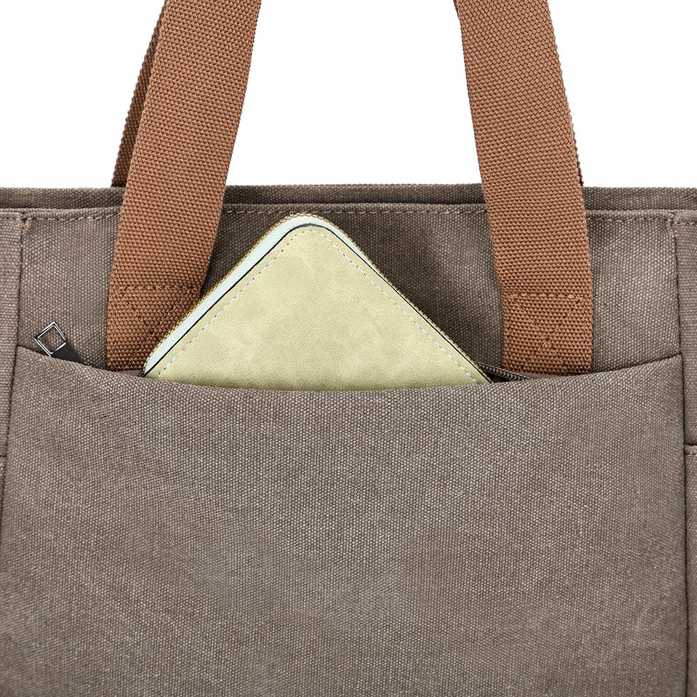 Women's Canvas Large Capacity Tote Bag Shoulder Bag