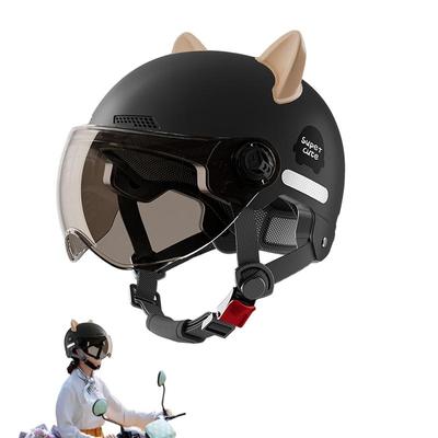 Mens Hard Hat Safe Motorcycle Headgear Half Head Cap Electric Motorcycle Supplies Half Face Cycling Hats For Men Women Adult