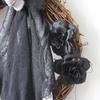 Halloween Party Home Decoration Black and White Ghost Garland Wall Hanging Ornaments Party Home Decoration Props 2024 New