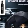 Car Emblem Folding Windproof Sunshade Umbrella Auto Accessories For BMW G80 G06 G07 G42 G14 G15 G16 F82 F20 F21 F83 M2 M3 M4 M5 Xm8