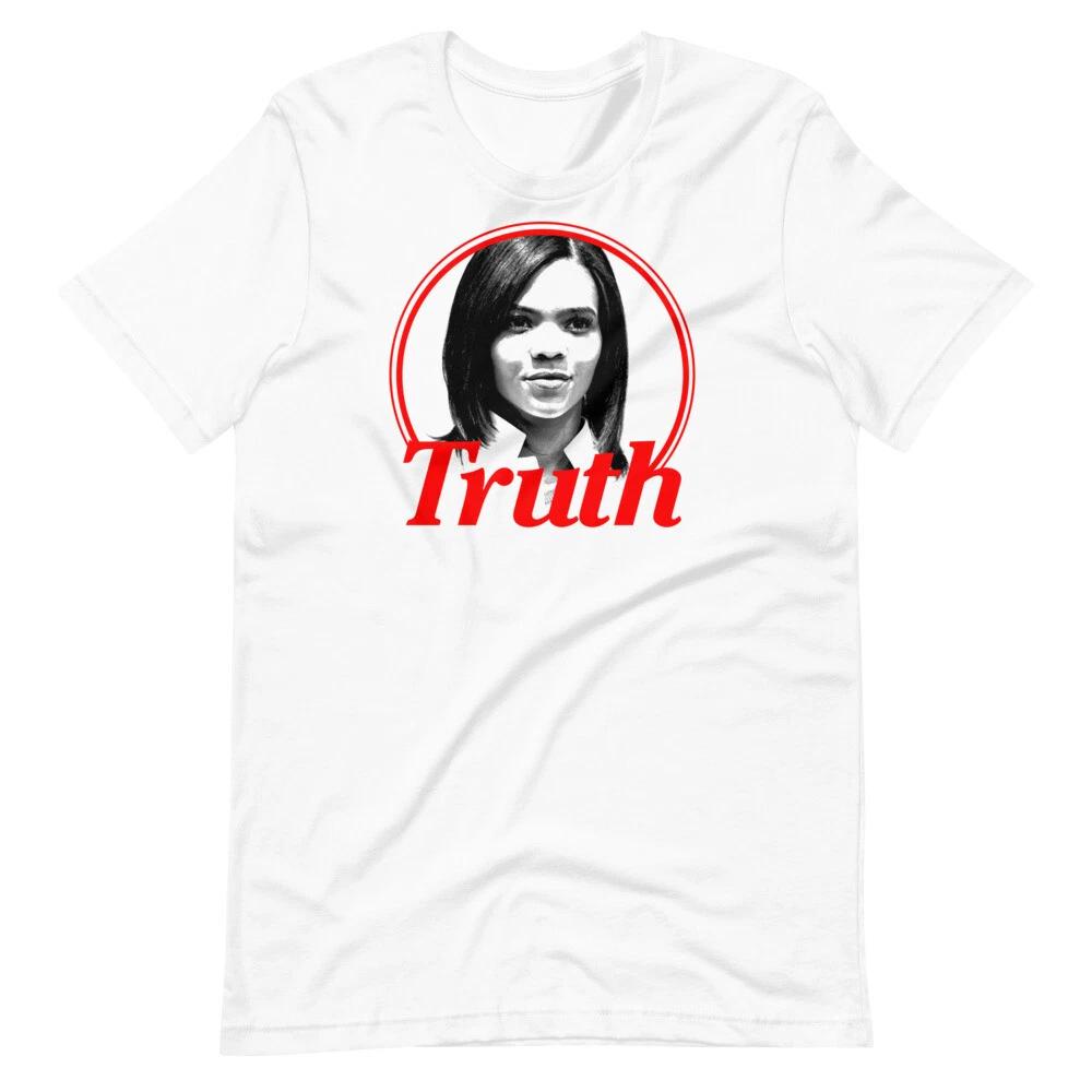 CANDACE OWENS Fan Art Graphic Tee Politics Short-Sleeve Unisex T-Shirt XXL