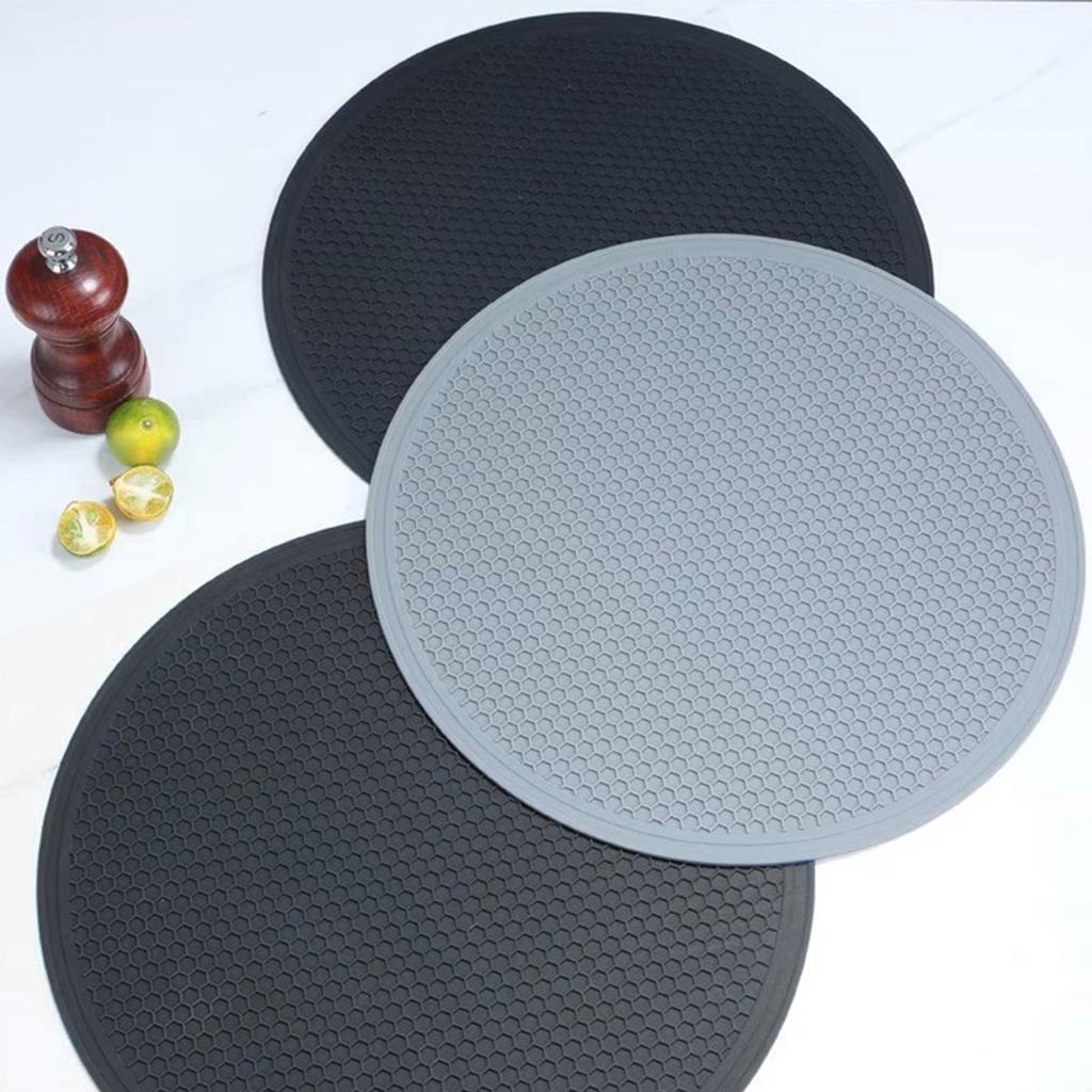 Silicone Single And Double Sided Honeycomb Pattern Placemats Household Kitchen Table Mats Silicone Insulation Mats