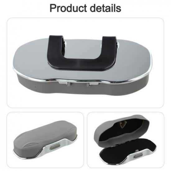 Portable Car Glasses Case Sunglasses Holder for Driving Visor ABS Plastic