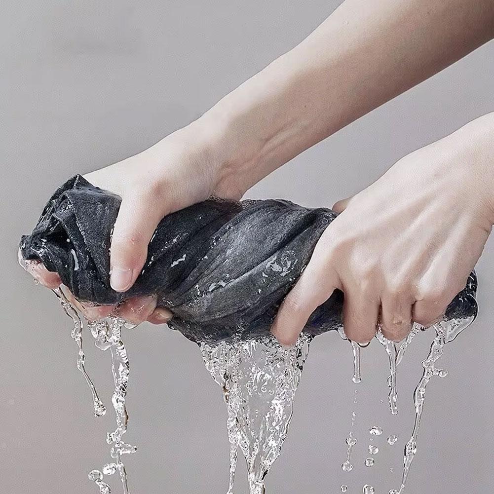 Magic Glass Cleaning Cloths Thick Residue-Free Microfiber Towels for Windows, Mirrors, Kitchen Surfaces Kitchen Towel