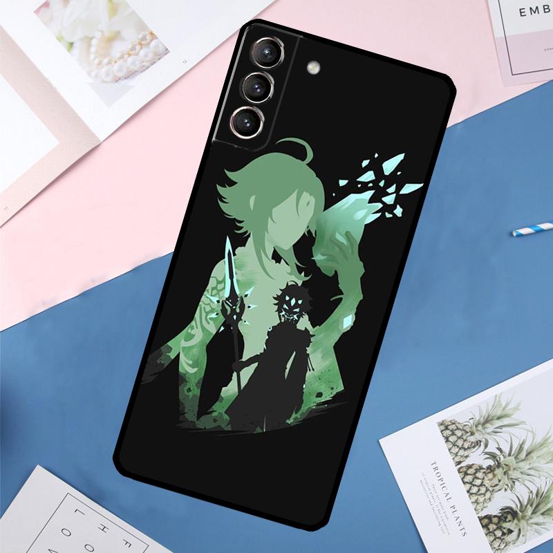 Genshin Impact Game Case For Samsung Galaxy S25 Ultra S21 S22 S24 S23 Ultra S9 S10 Plus S21 FE S25 FE Back Cover