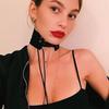 Retro Dam Gotisk Faux Mocka Choker Bred Krage Halsband Smycke Gåva