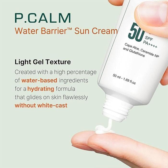 P.CALM Water Barrier Sun Cream SPF50+ PA++++ 50ml