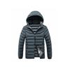 Rib Suit Cotton-padded Coat Men's Winter Graphene Solid Color Removable Cap Casual Trend Thickened Top Jacket