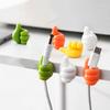 10pcs Multifunctional Cable Organizer Clip Holder Thumb Hooks Wire Wall Hooks Hanger Storage Cable Holder Office Desk Car Home