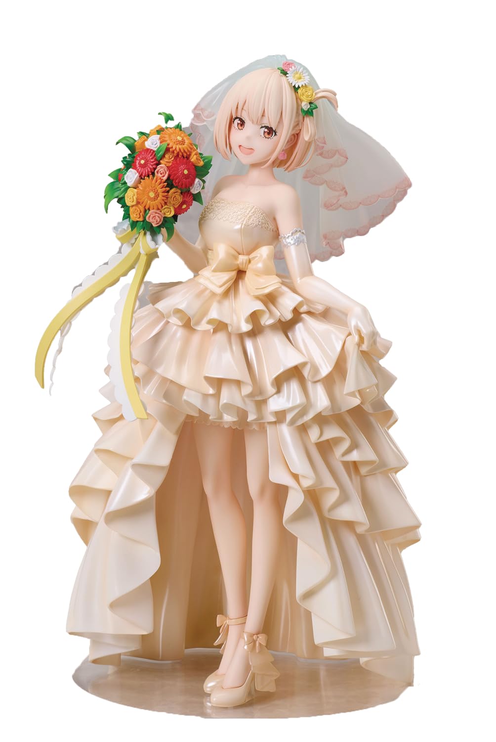 Aniplex Lycoris Recoil Чисато Нисикиги Платье Масштабная ПВХ Фигурка (Свадебная версия.) 17