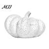 Tabletop Pumpkin Sculpture Halloween Ornaments, Resin Delicate Texture Stable Sculpture, Spotted Retro Textured Accents, for TV Cabinet