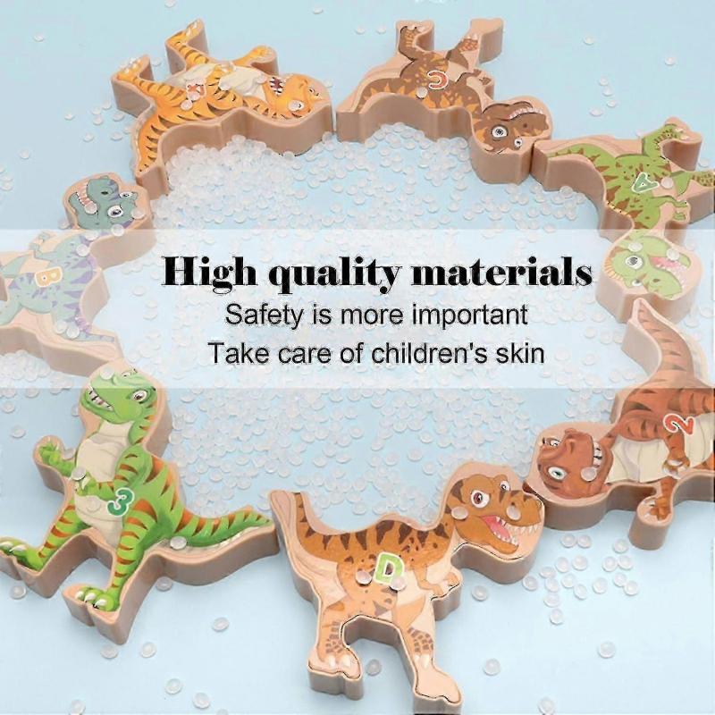 Dinosaur Balance Game Diy Building Blocks Smooth Stacking Early Educational Toys