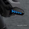 2PCS Motorcycle Flowing Turn Signal Lights, Super Bright DoubleSided LED Turn Signal Lamp &