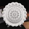 Luxury Silver / Gold Charger Plate Metal Tray 35 CM/ 13.8" Round Nut Plates/ Sweet/ Cake For Home Christmas Party Decor